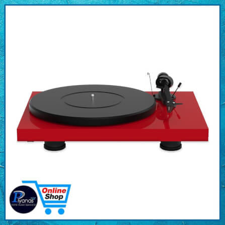 เครื่องเล่นแผ่นเสียง PROJECT : DEBUT CARBON EVO (พร้อมหัวเข็ม ORTOFON รุ่น 2M RED) (HIGH GLOSS RED)_2